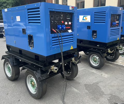 Çekme tipi mobil 300A 400Amp çift dizel kaynak makinesi 600A Mig kaynak makinesi jeneratör