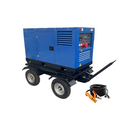 DC Tig Mig Stick kaynak makinesi % 100 çalışma döngüsü 350A 480A 500A 700A Dizel motoru ile çalıştırılır