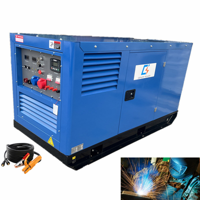 Mobil römork 800A 400A 430A 500Amp dizel motor kaynak makinesi 2 x 2 kişilik kaynak jeneratörü