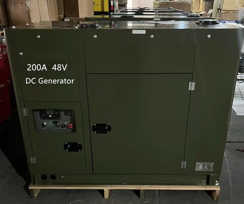 200A 250A 300A dizel motorla çalışan 48V dc jeneratör güneş pilini şarj etmek için 12kw