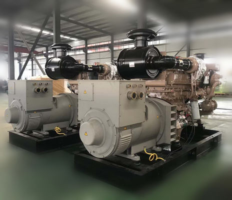 Cummins KTA19-DM Motor 300kw Deniz Dizel Jeneratör Grubu
